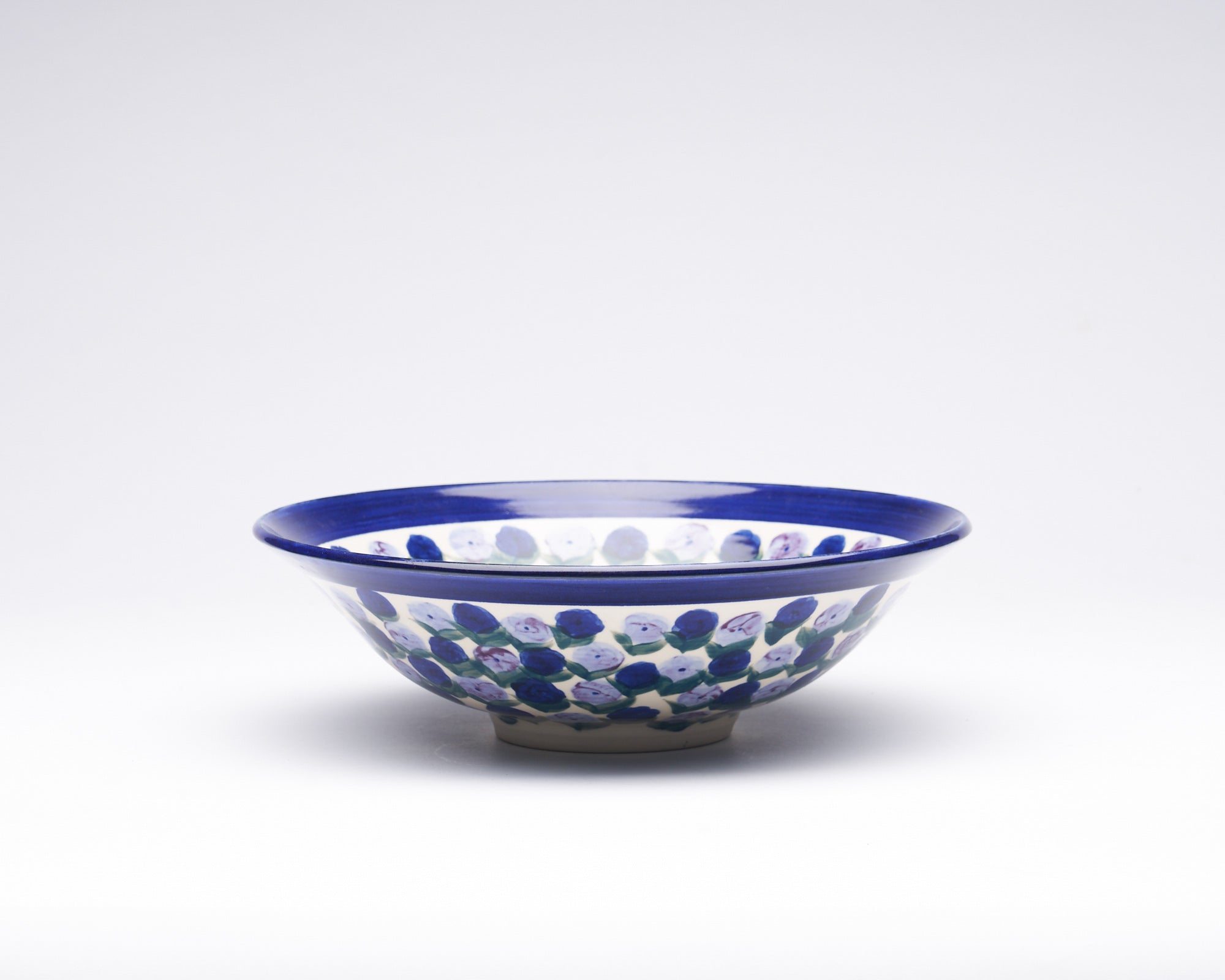 Floral Ceramic Bowl by Cynthia Cupples