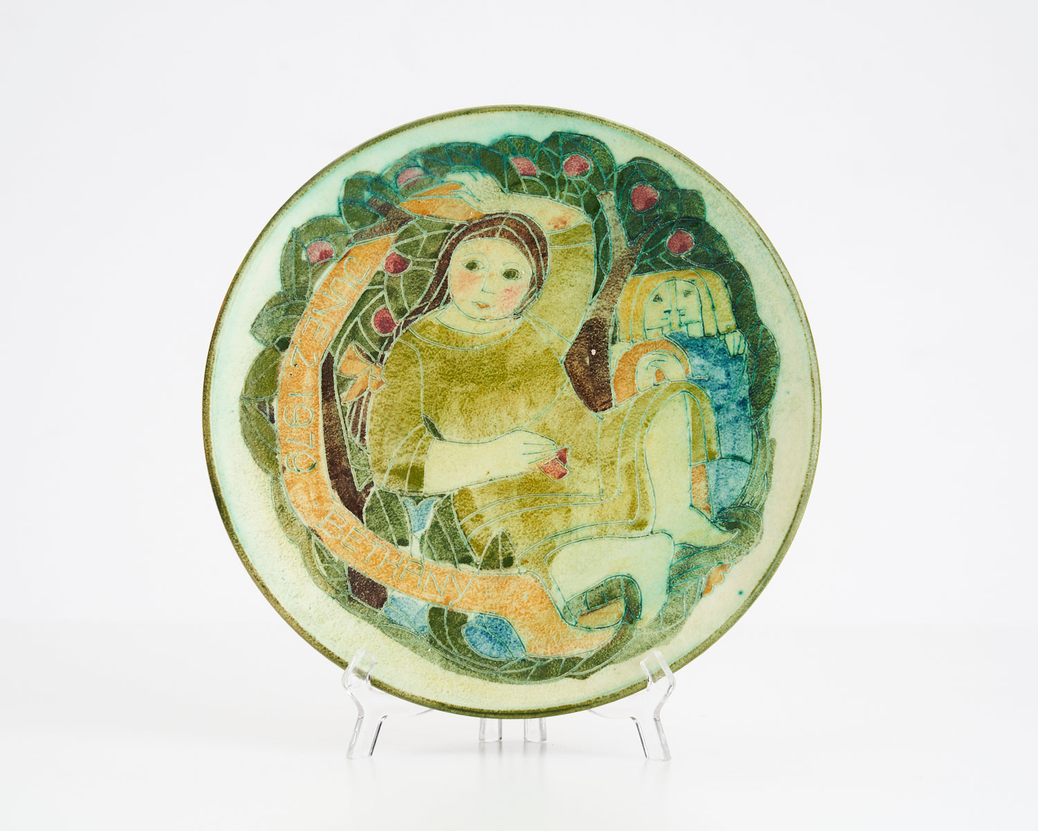 Ceramic Plate by Susan and Theo Harlander