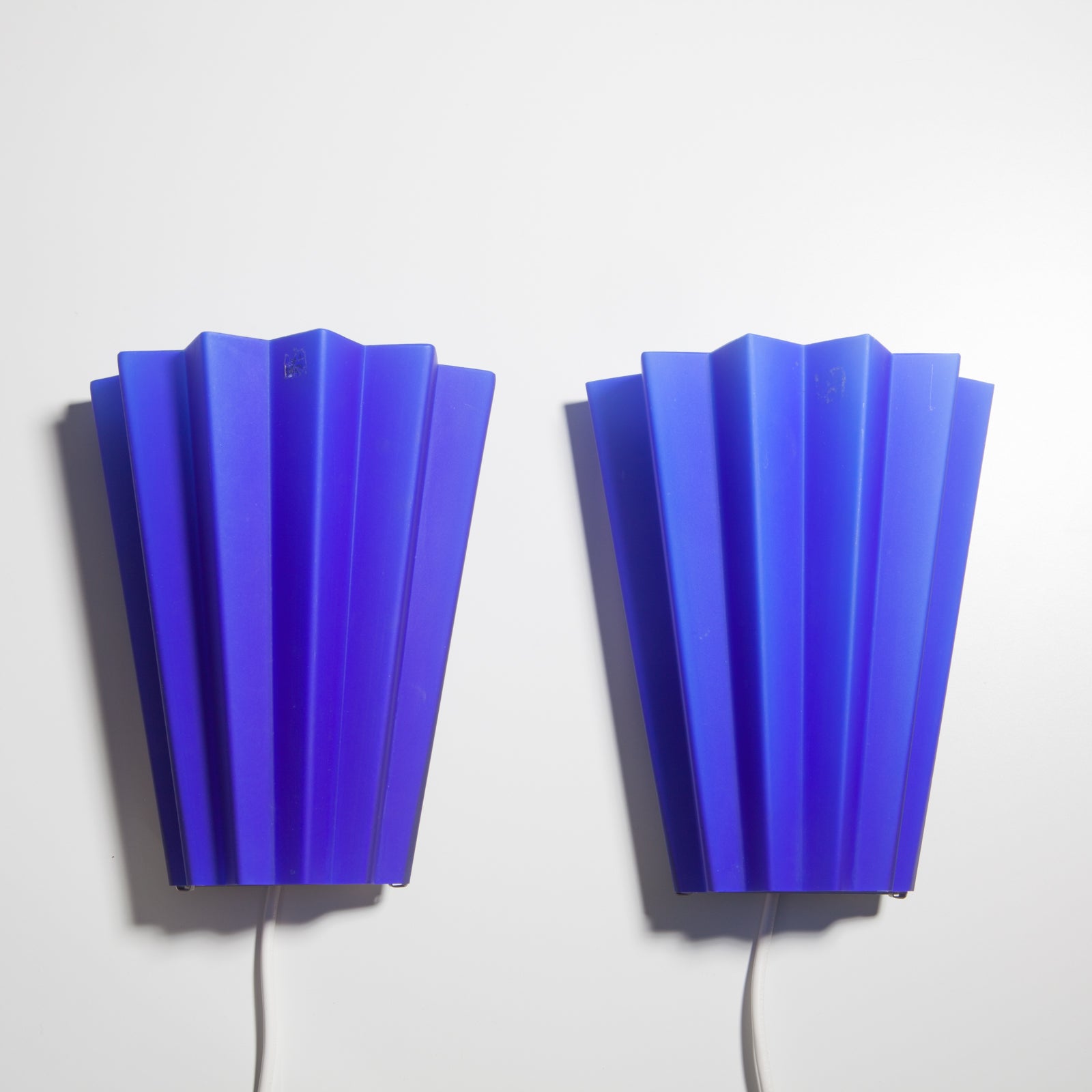 Pair of Glass Wall Sconces