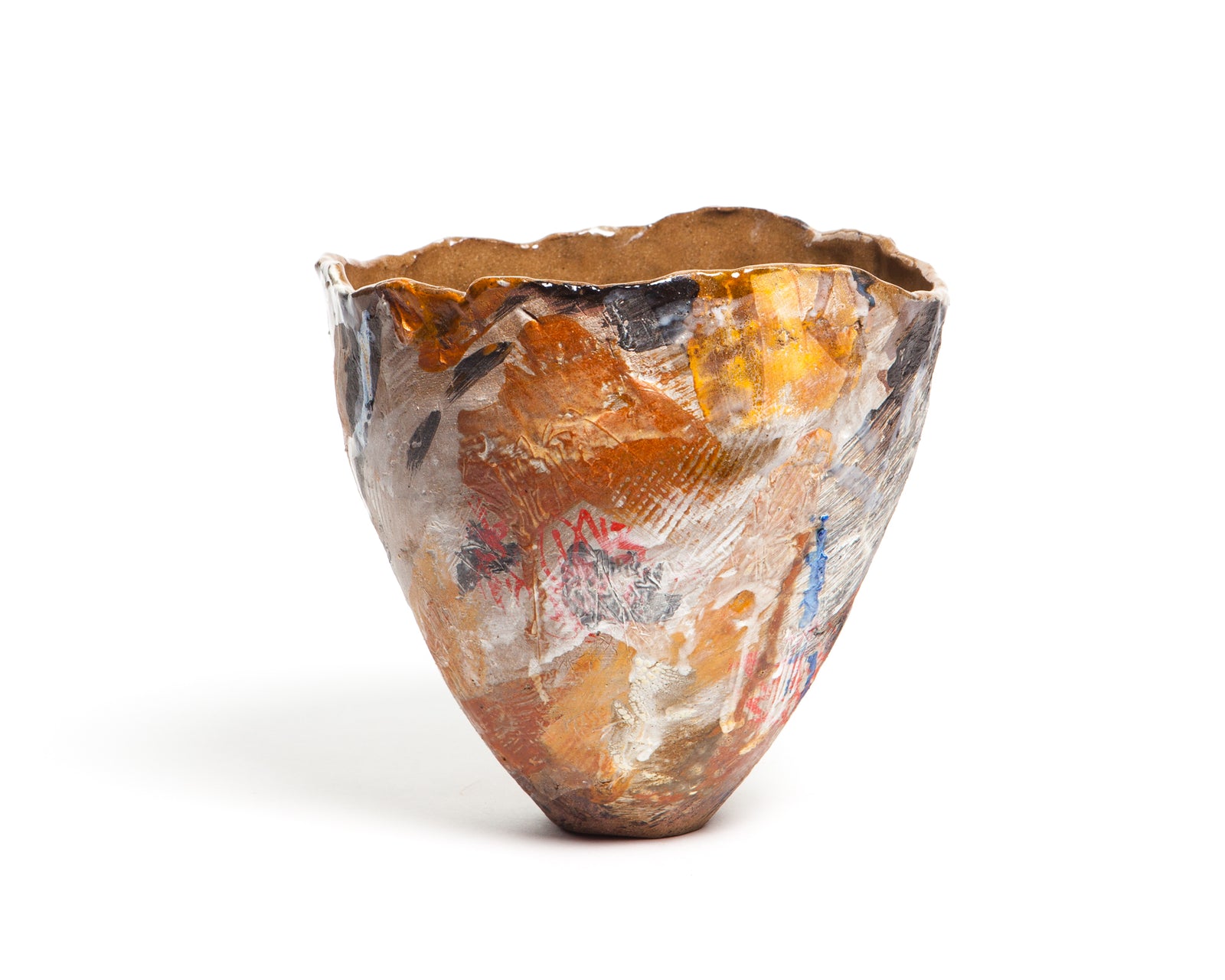 Coiled Graffiti Vase