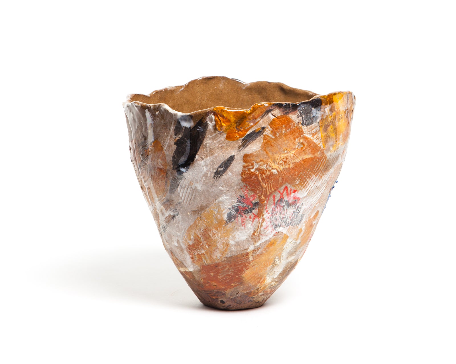 Coiled Graffiti Vase