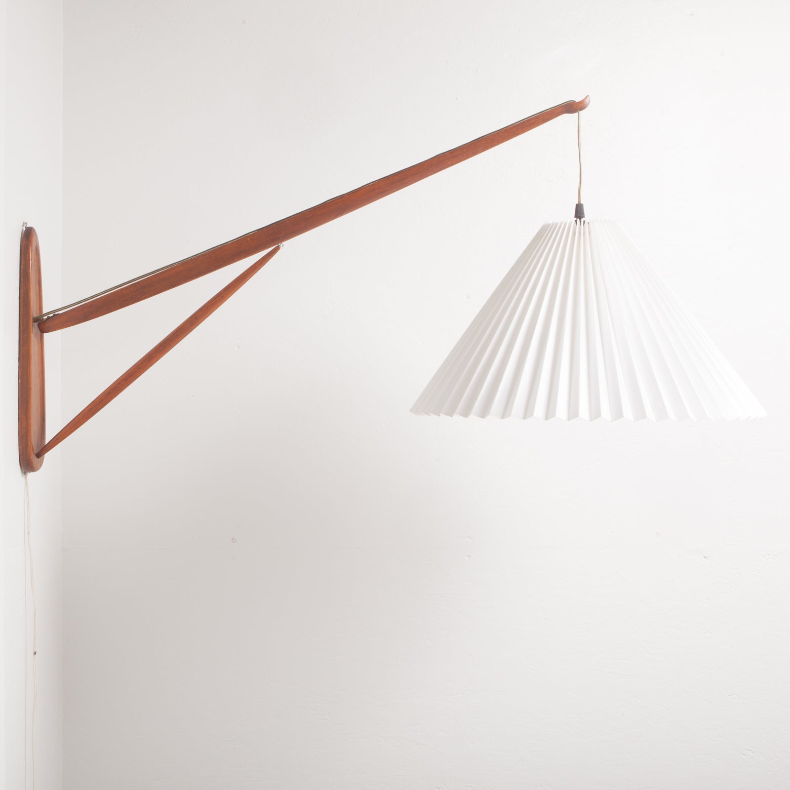 Teak Wall Lamp