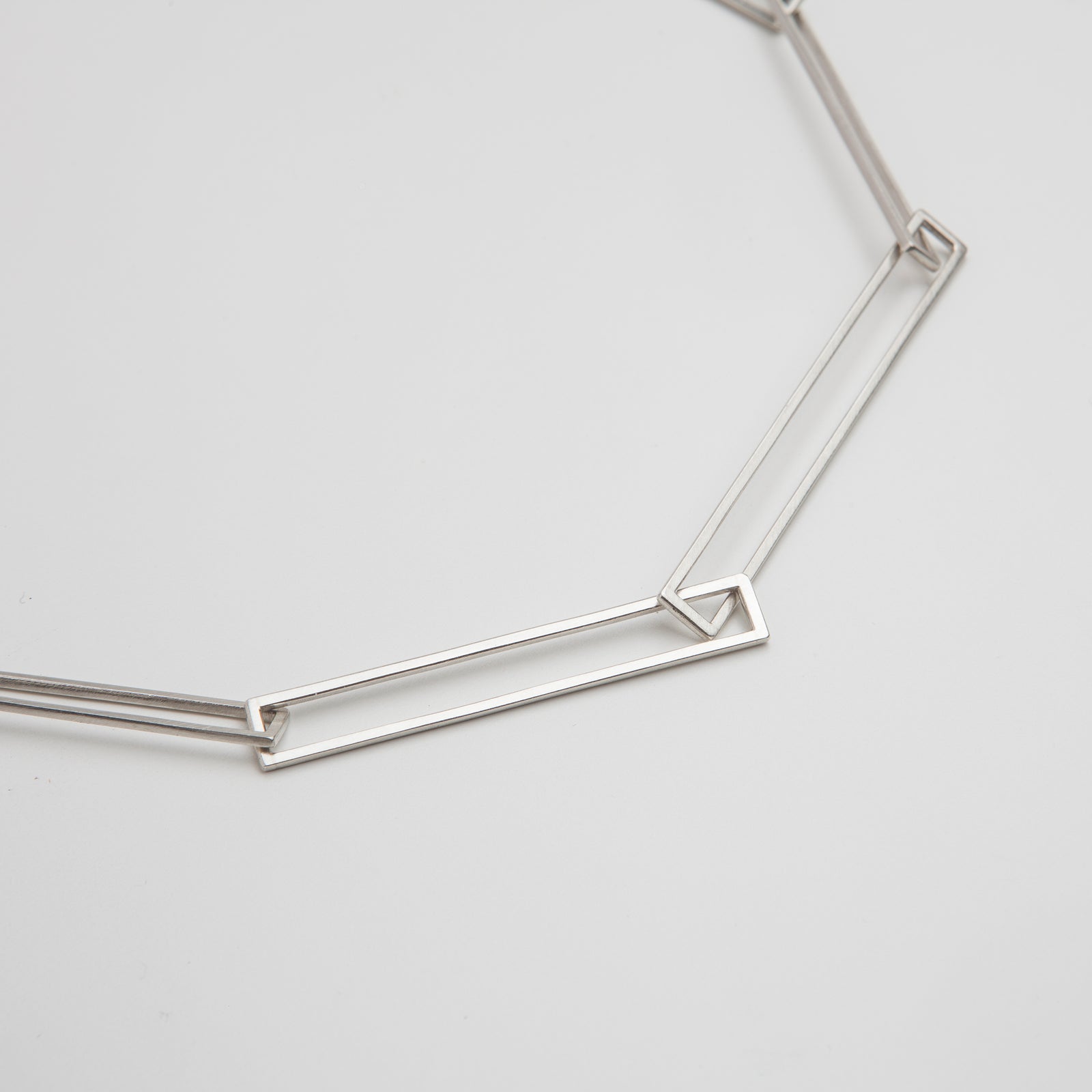 Rectangular Link Chain Necklace