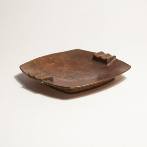 Vintage Solid Bronze Ashtray