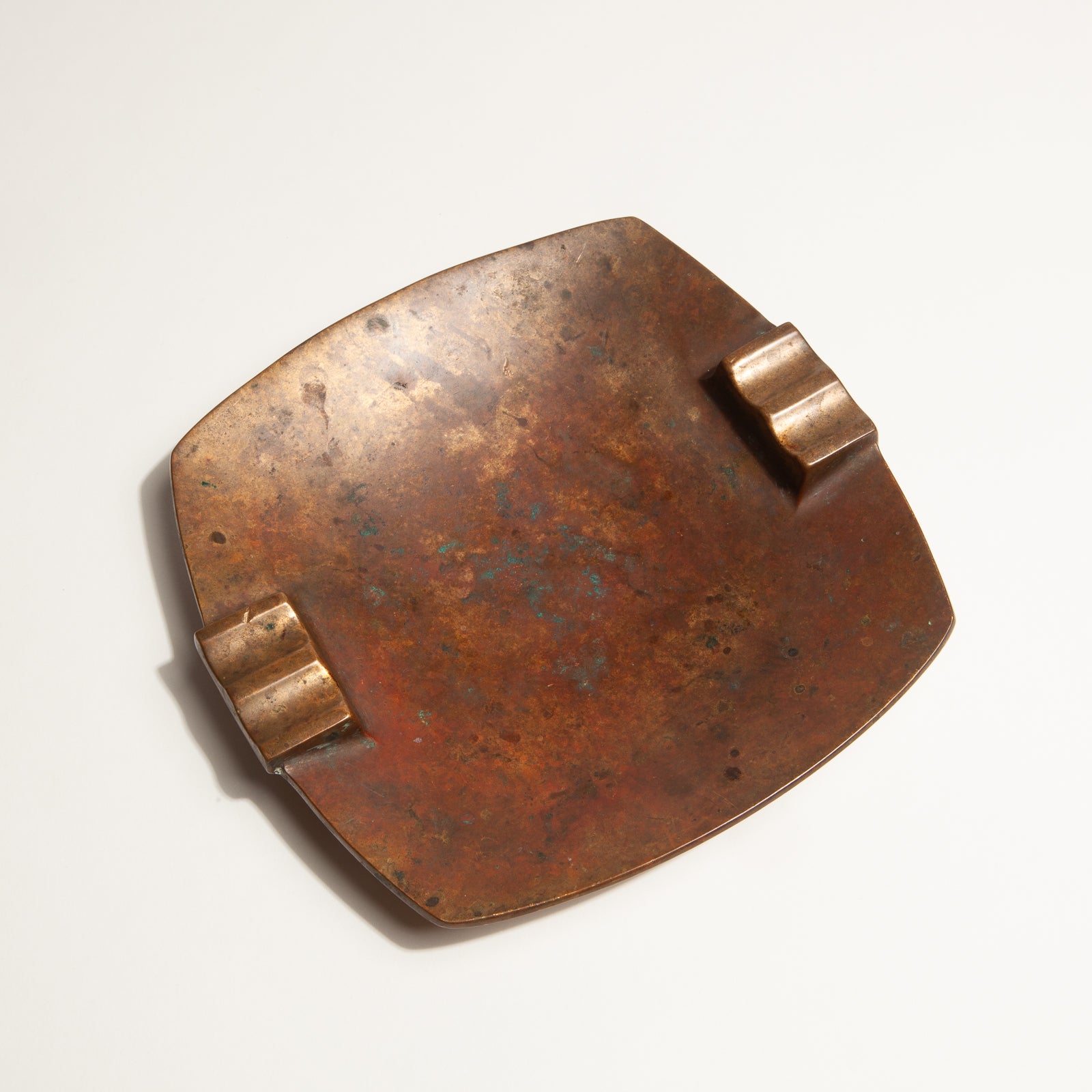 Vintage Solid Bronze Ashtray