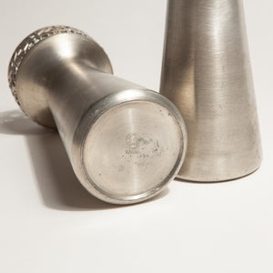 Vintage Norwegian Pewter Candlesticks