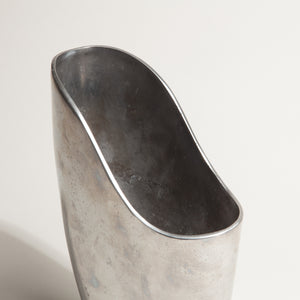 Pair of Aluminum Vases