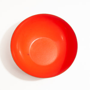 Vintage Red Enamel Mixing Bowl