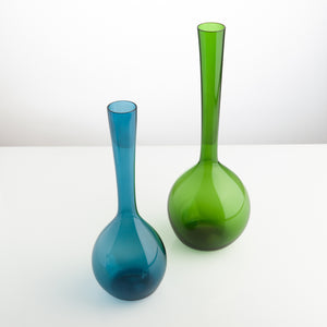 Pair of Gullaskruf Glass Vases