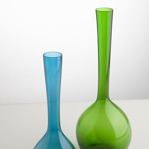 Pair of Gullaskruf Glass Vases
