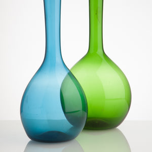 Pair of Gullaskruf Glass Vases