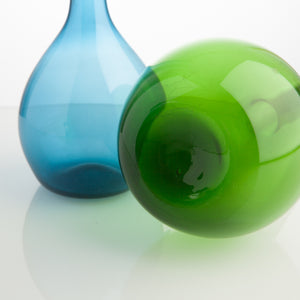 Pair of Gullaskruf Glass Vases