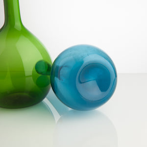 Pair of Gullaskruf Glass Vases