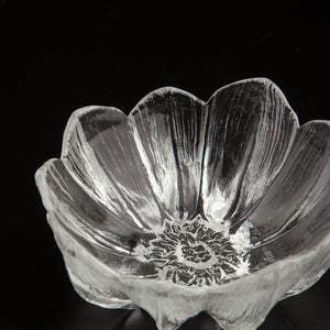 Scandinavian Crystal Water Lily Bowl