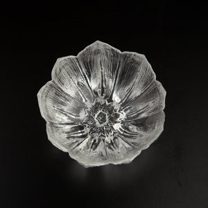 Scandinavian Crystal Water Lily Bowl