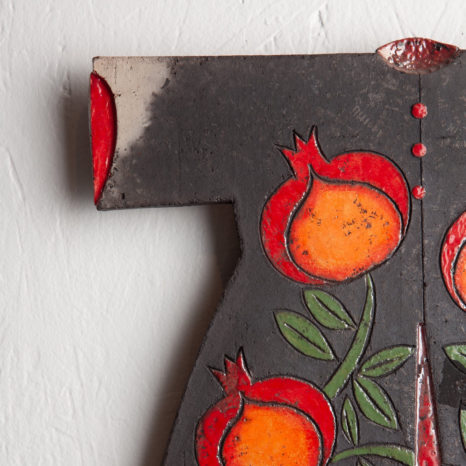 Raku Ceramic Kaftan Wall Panel