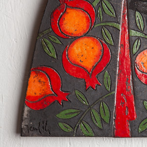 Raku Ceramic Kaftan Wall Panel