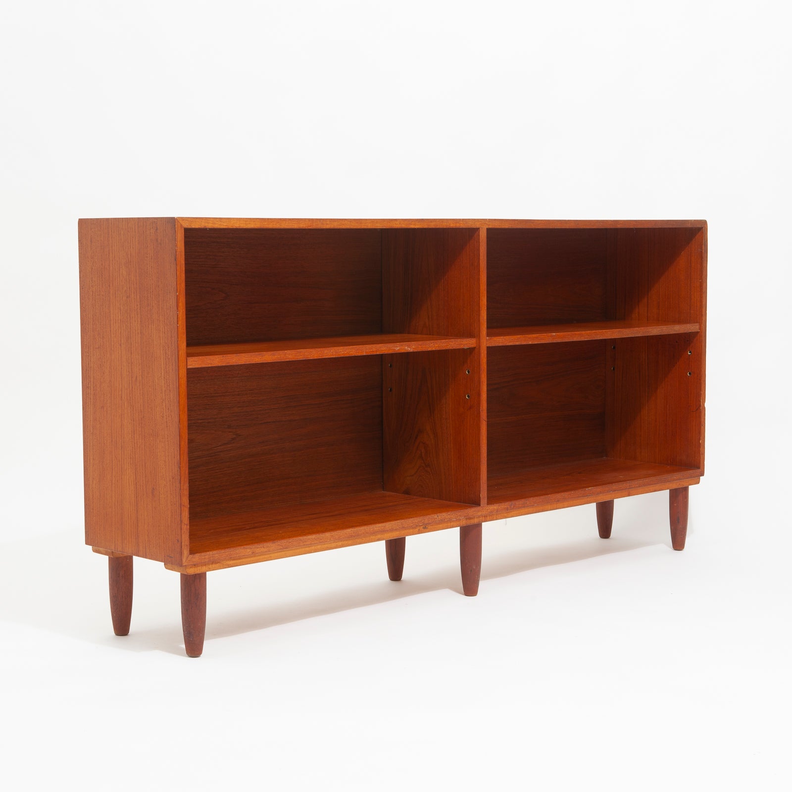 Danish Teak Low Bookcase