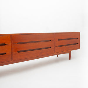 Teak 9 Drawer Dresser