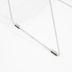 Set of 4 White Wire Chairs