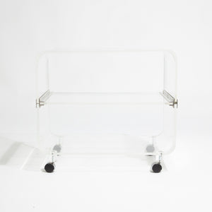 Post Modern Lucite Trolley
