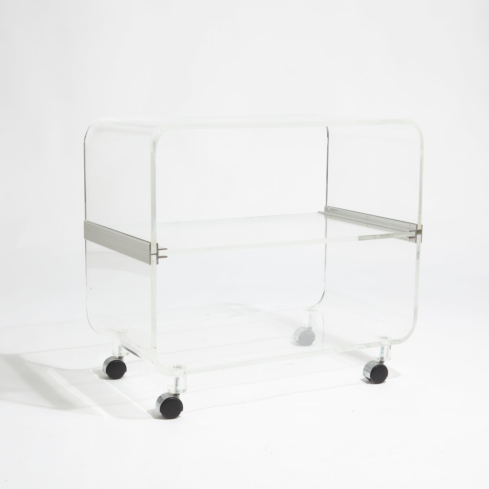 Post Modern Lucite Trolley