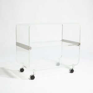Post Modern Lucite Trolley