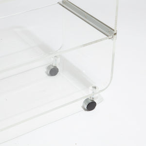 Post Modern Lucite Trolley