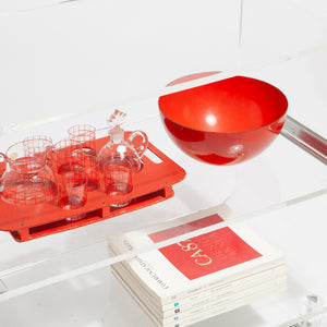 Post Modern Lucite Trolley