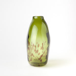 Vintage Green Tortoise Vase