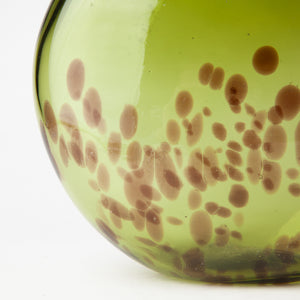 Vintage Green Tortoise Vase