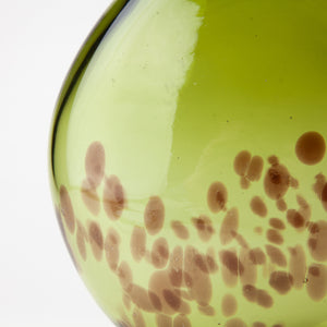 Vintage Green Tortoise Vase