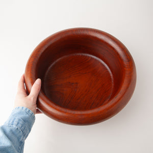 Large Danish Teak Salad Bowl