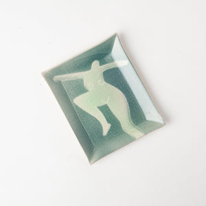 Pair of Ceramic Naked Lady Dishes