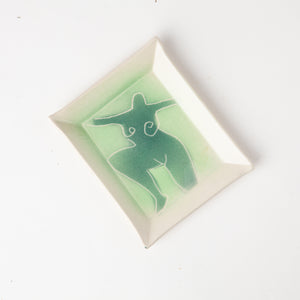 Pair of Ceramic Naked Lady Dishes