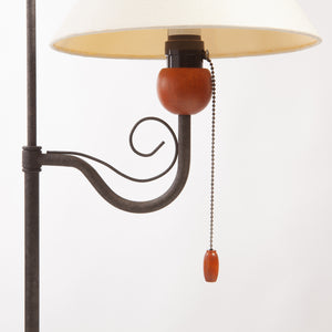 Curled Iron Table Lamp
