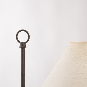 Curled Iron Table Lamp