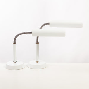 Pair of Mid Century Goose Neck Table Lamps
