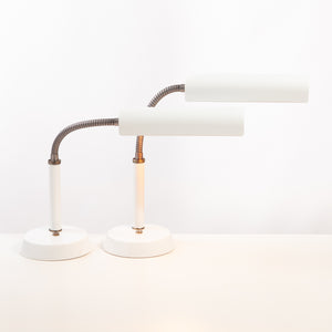Pair of Mid Century Goose Neck Table Lamps