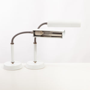 Pair of Mid Century Goose Neck Table Lamps