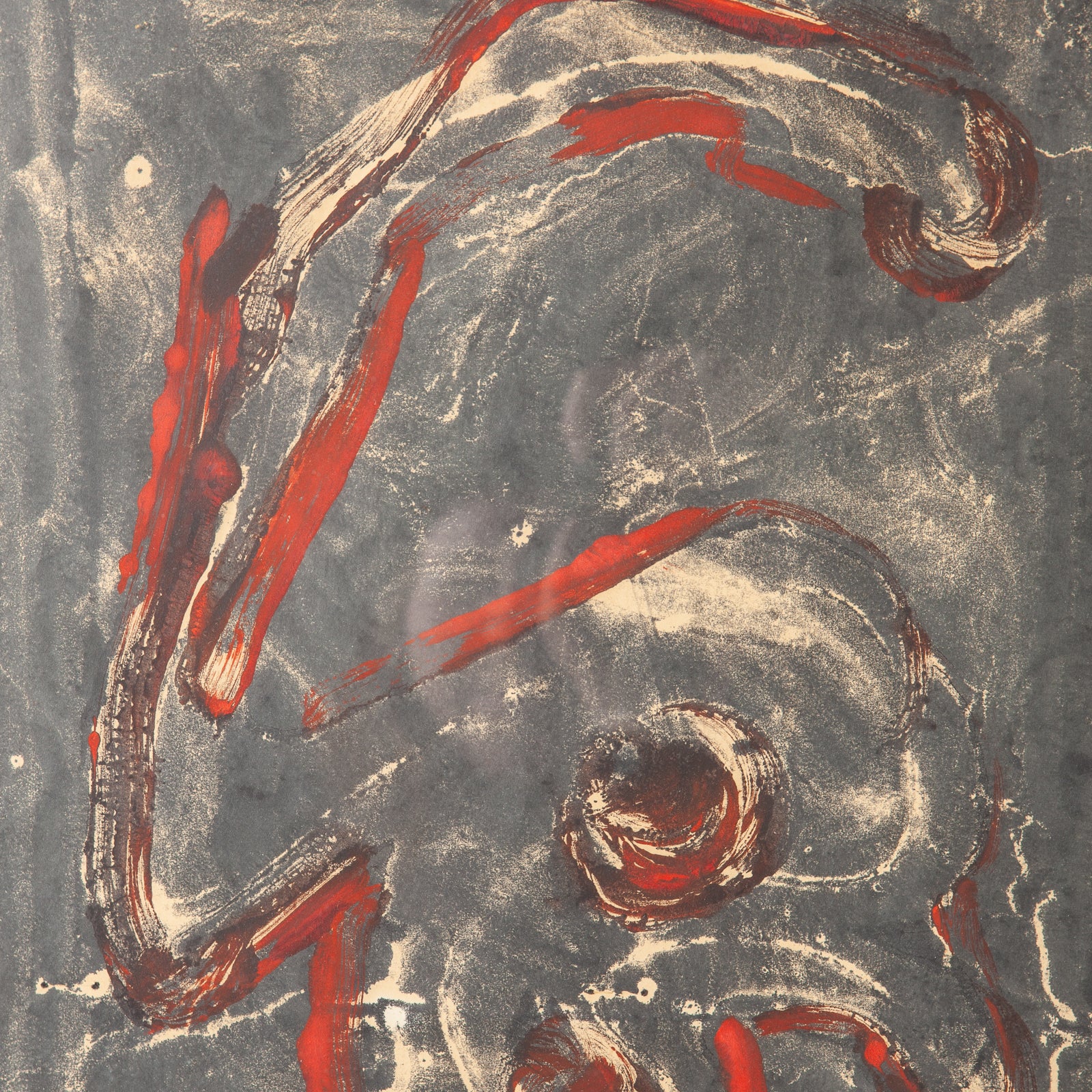 Abstract Monotype by Jack Henry Pollock 1960