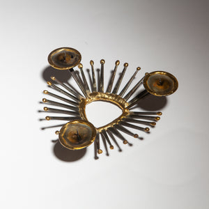 Mid Century Nail Art Candle Holder