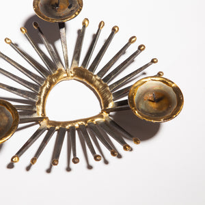 Mid Century Nail Art Candle Holder