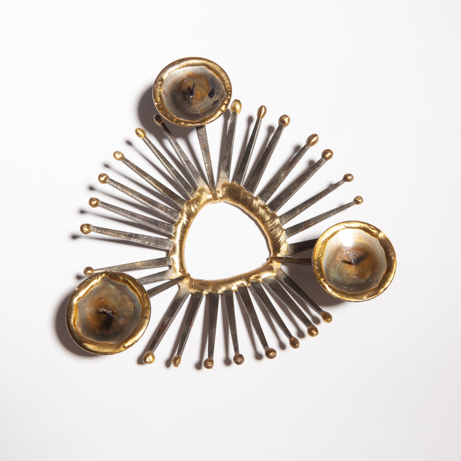 Mid Century Nail Art Candle Holder