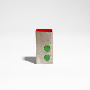 Abstract Steel Bud Vase