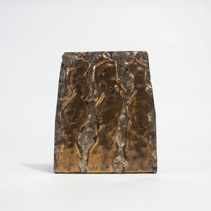 Brutalist Metal Bookends