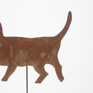 Tin Folk Art Cat Sculpture