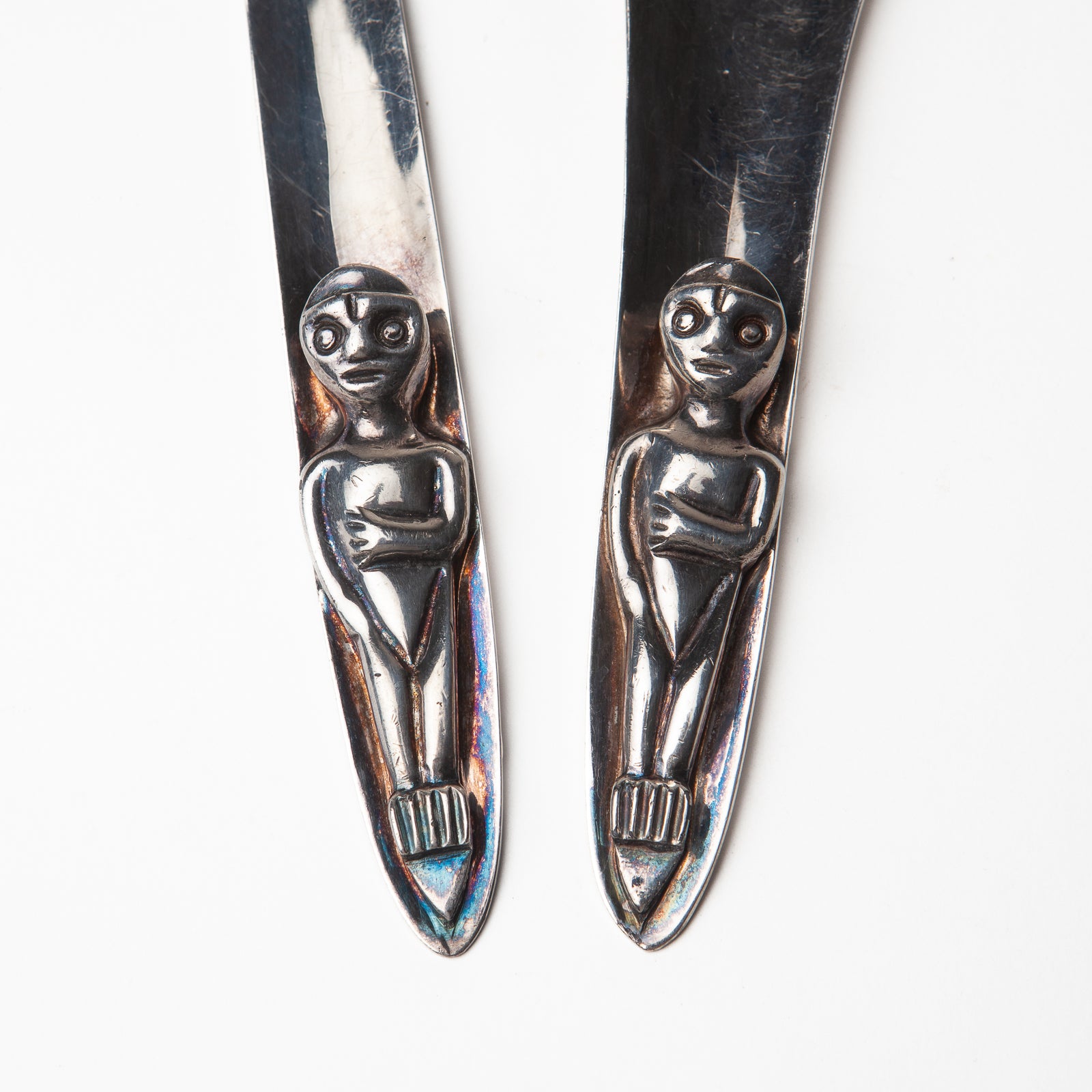 Silver Plated Serving Spoon and Fork