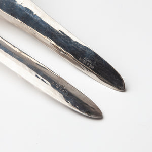 Silver Plated Serving Spoon and Fork