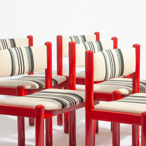 Red Shaker Dining Set by Hans J. Frydendal for Boltinge Stolefabrik